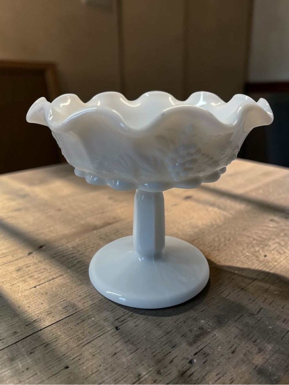 Westmoreland Paneled Grape Pattern Compote
